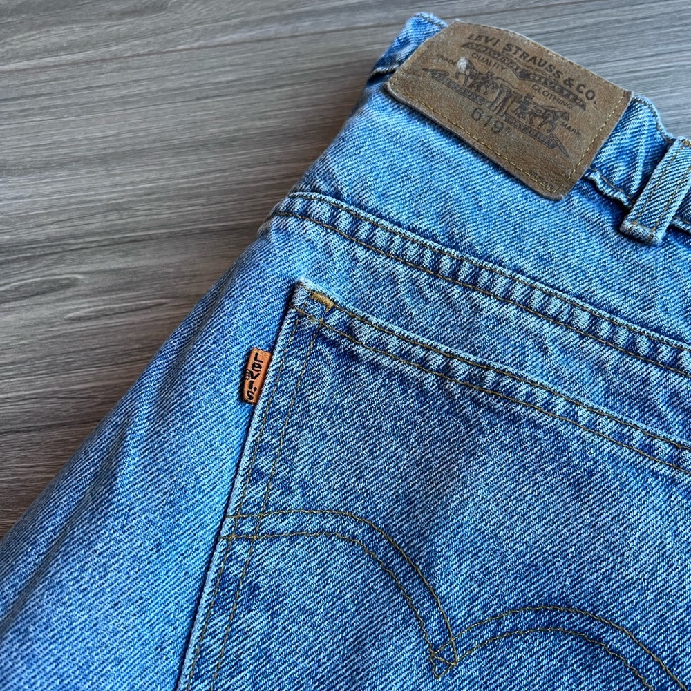 Vintage Levi’s Orange Tab 619 Blue Jeans - Picture 5 of 8